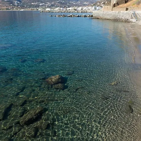 Blue Beside Stone Tower 1690 • Andros Διαμέρισμα